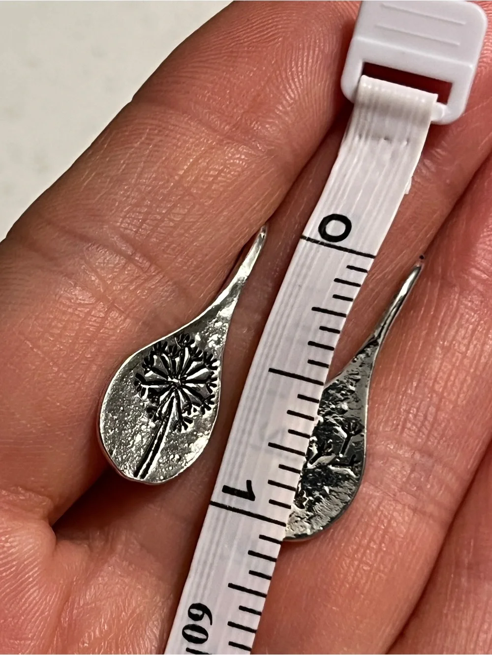 Dandelion Teardrop Earrings